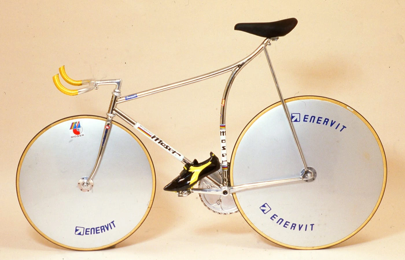 Francesco Moser's hour record bicycle, Mexico 1984