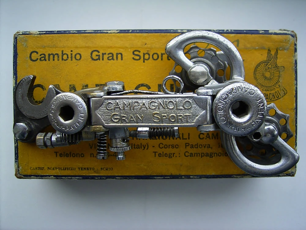 Vintage Campagnolo Gran Sport rear derailleur in original box
